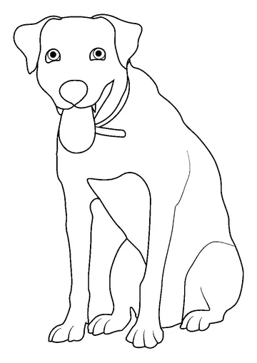 Mixed Breed coloring page