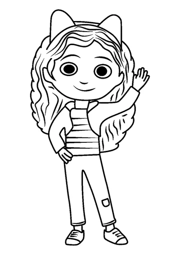 Gabby coloring page