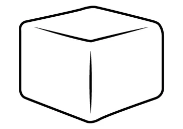 Simple Geometric Square Shape coloring page