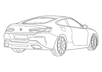 2019 BMW 8 Series Coupe coloring page