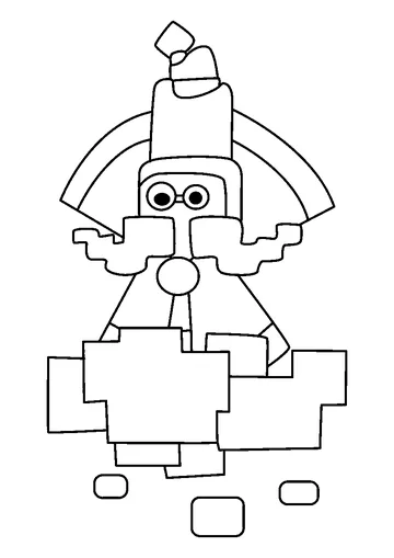 Bestovius coloring page