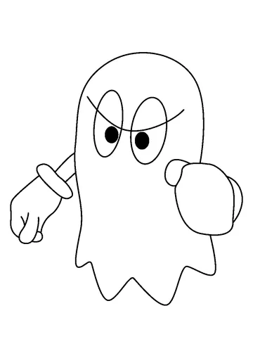 Blinky coloring page