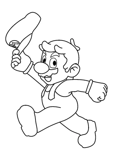 Mario 2 coloring page