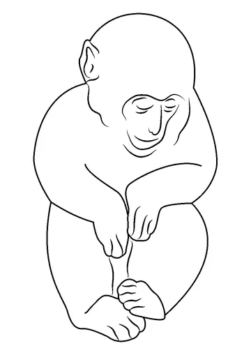 Animals Sleeping coloring page