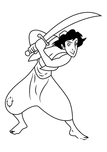Disney Prince coloring page