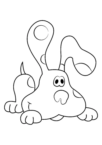 Blues Clues Embroidery Design coloring page