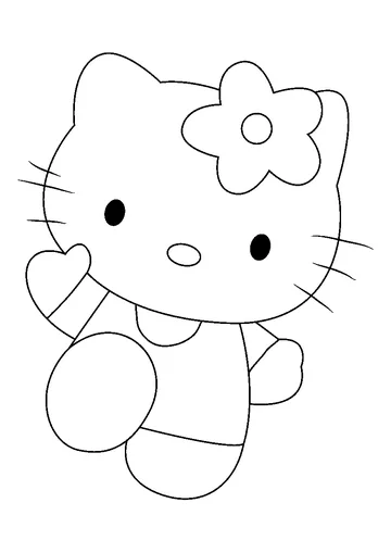 Pink coloring page