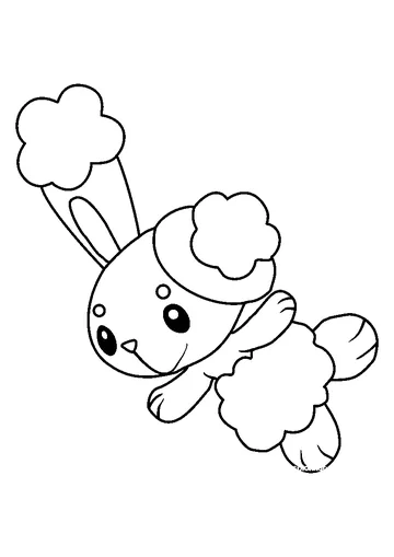 Buneary Pokemon coloring page