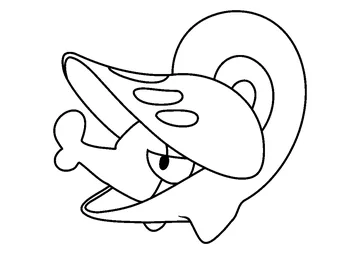 Shelmet Pokemon coloring page