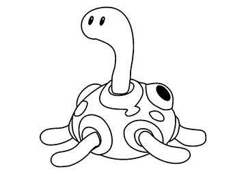 Shuckle Pokemon coloring page