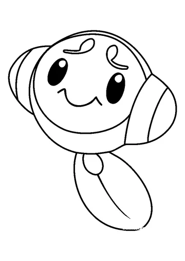 Tympole Pokemon coloring page