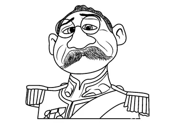 Duke of Weselton coloring page