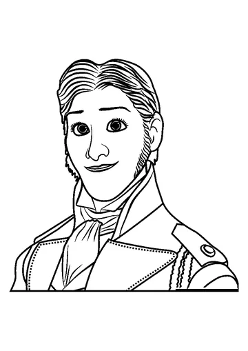 Prince Hans coloring page