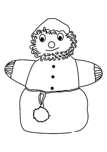 Santa coloring page