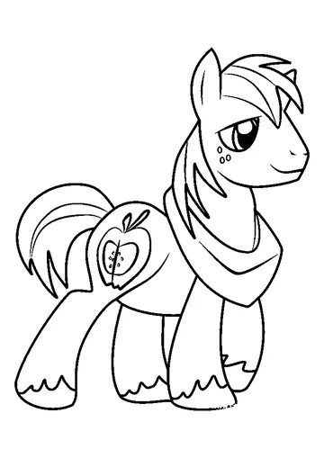 Big McIntosh coloring page