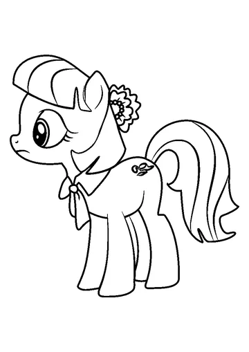 Coco Pommel coloring page
