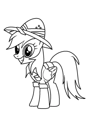 Daring Do coloring page