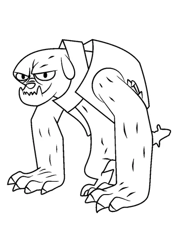 Diamond Dogs Fido coloring page