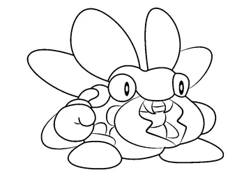 Bugzzy coloring page