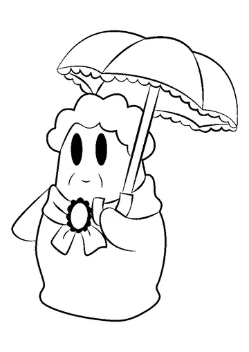 Buttercup coloring page