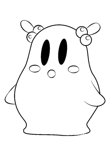 Honey coloring page