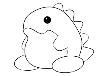 Ice Dragon coloring page
