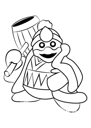 King Dedede coloring page