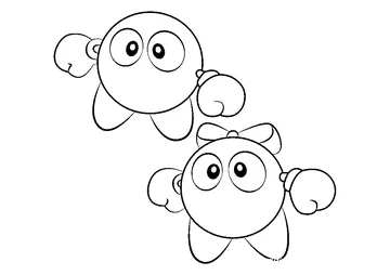 Lololo and Lalala coloring page