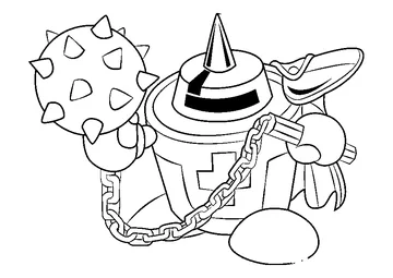 Masher coloring page