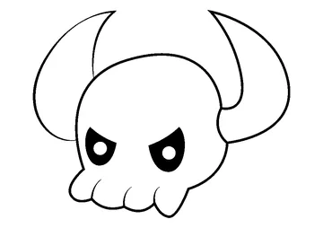 Skullseer coloring page
