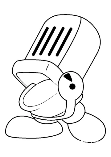 Walky coloring page