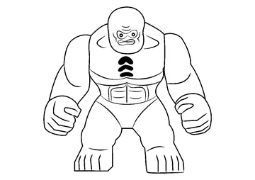 Lego Abomination coloring page