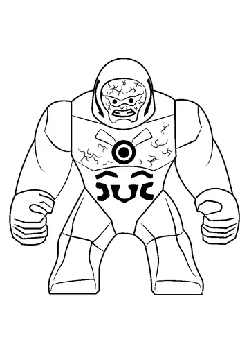 Lego Darkseid coloring page
