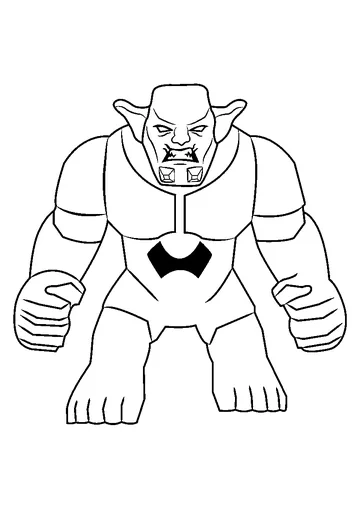 Green Goblin coloring page