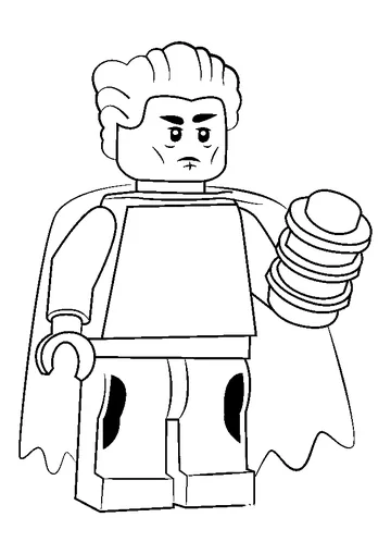 Lego The Collector coloring page