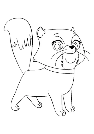 Cali coloring page