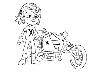 Danny coloring page