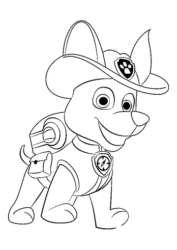 Tracker coloring page