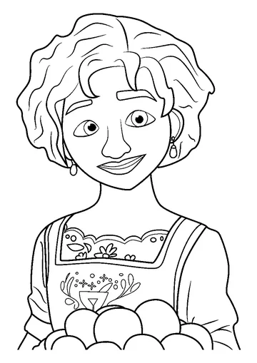 Julieta Encanto coloring page