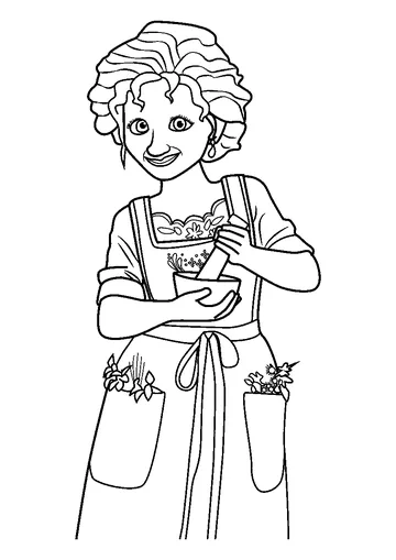 Julieta Madrigal coloring page