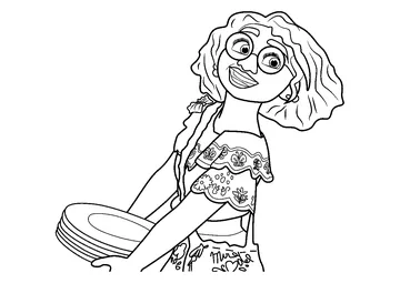 Mirabel Madrigal coloring page