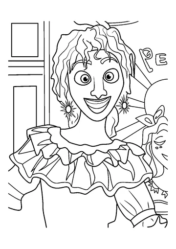 Pepa Madrigal coloring page