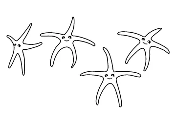Brittle Star coloring page