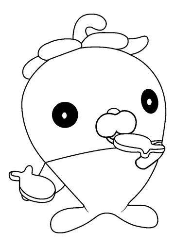 Grouber Octonauts coloring page