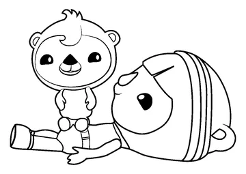 Pearl Octonauts coloring page