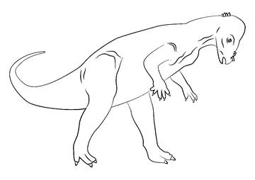 Pachycephalosaurus coloring page
