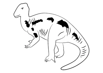 Ornithopods coloring page