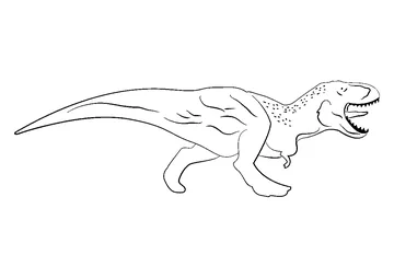 Tyrannosaurus coloring page