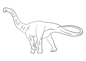 Argentinosaurus coloring page