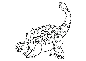Anklosaurus coloring page